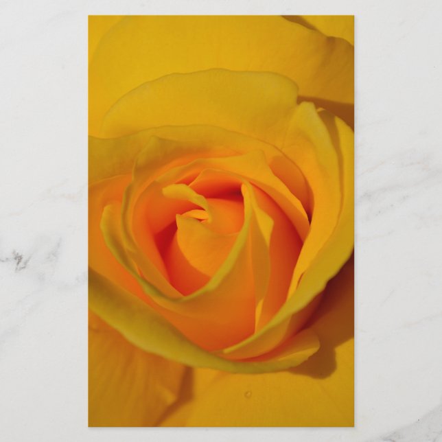 Amarelo romântico elegante se aproxima (Frente)