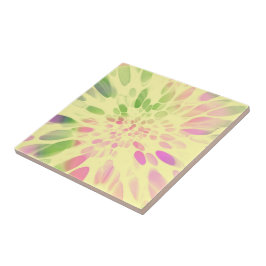 amarelo rosa e tie-dye verde