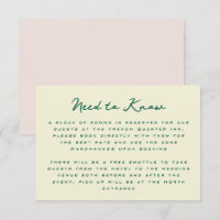 Amarelo Rosa Verde Simples Informação Adicional