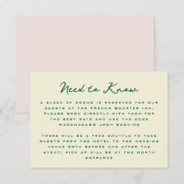 Amarelo Rosa Verde Simples Informação Adicional