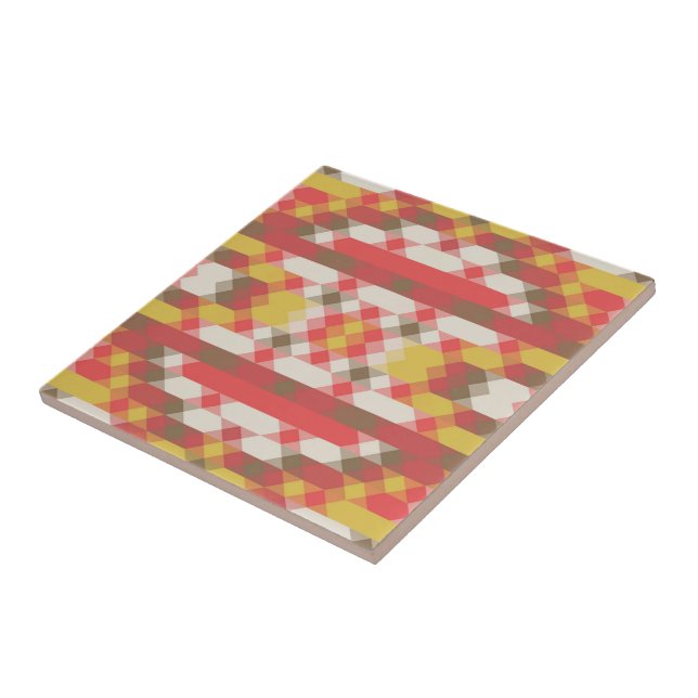 amarelo salmão e geométrico branco (Lateral)
