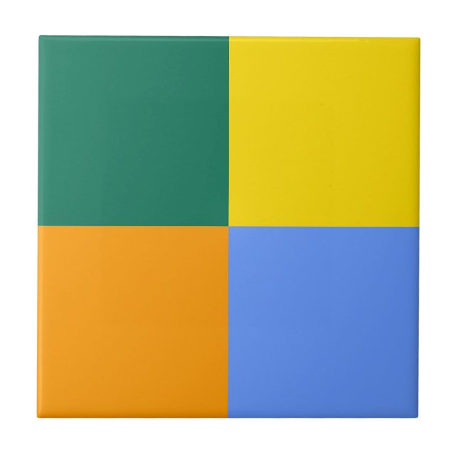 Amarelo Verde Azul Laranja (Frente)