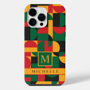 Amarelo Verde Vermelho Preto Geométrico Personaliz
