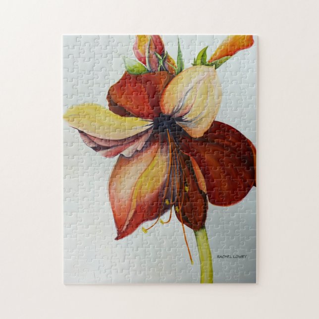 Amaryllis 2 Quebra-cabeça de serra (Vertical)