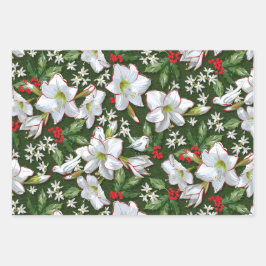 Amaryllis, Holly & Doves