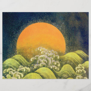 AMATERASU, SUN GODDESE, preto verde-amarelo