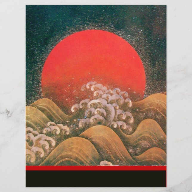 AMATERASU, SUN GODDESE, vermelho preto (Frente)