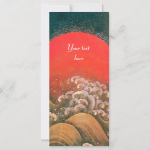 AMATERASU, SUN GODDESE, vermelho preto