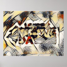 Amazigh Abstrato Art Photo Impressão