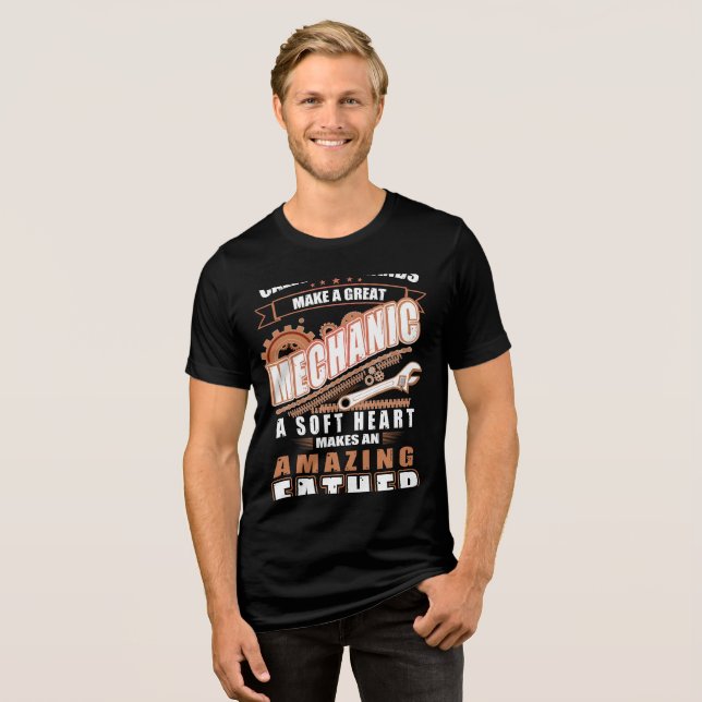 Amazing Father Mechanic T-Shirt (Frente Completa)