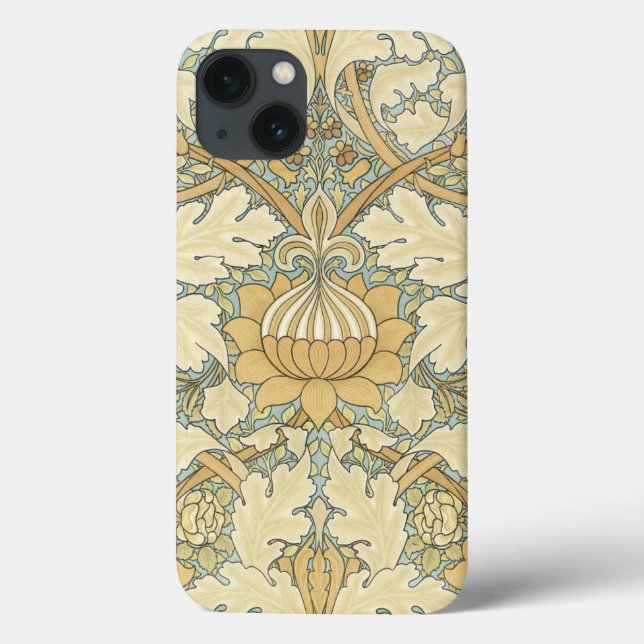 Amber Floral Patterno de William Morris Ipad (Verso)