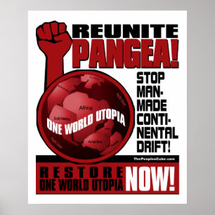 Ambientalismo - reuna Pangea!: Proteste o poster