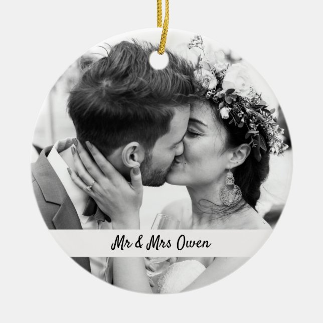 Ambos os Sides Casando Ornamentos Fotográficos Man (Frente)