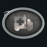 Ambulância áspera<br><div class="desc">Design industrial do doutor da emergência médica do hospital do ems do médico da ambulância do olhar do metal do grunge legal. Excelente para presentes! Disponível em camisetas, em capas de telefone espertas, em mousepads, em chaveiro, em posters, em cartões, nos cobrir eletrônicos, no laptop do computador/nas capas, nos bonés,...</div>