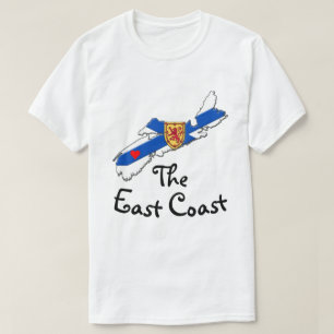 Ame a camisa da Nova Escócia do Coração da Costa L