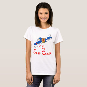 Ame a camisa da Nova Escócia do Coração da Costa L