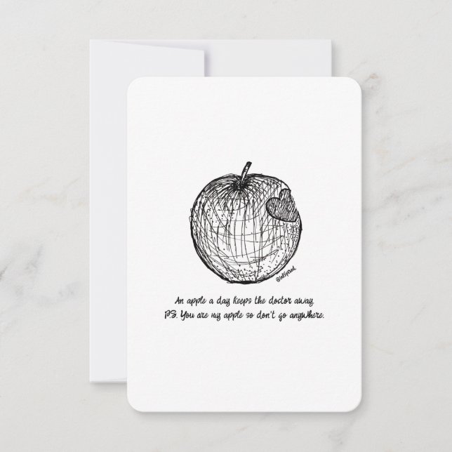 Ame e agradeça, Não vá a lugar nenhum, carta plana (Frente)