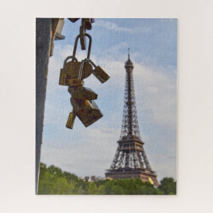 Ame em Paris - 16x20 - quebra-cabeça de serra de