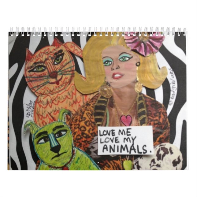 AME-ME AMOR MEU CALENDÁRIO do meio dos ANIMAIS (Capa)