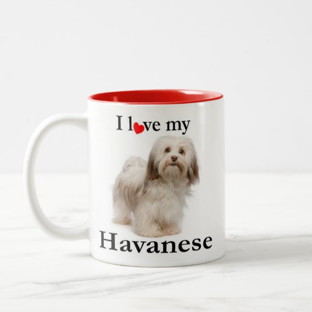 Ame minha caneca de Havanese (Esquerda)