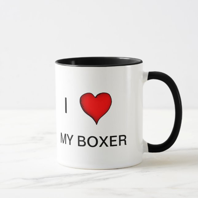 Ame minha caneca do pugilista (Direita)