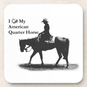 Ame minha porta copos de Cavalo Quarter Americano