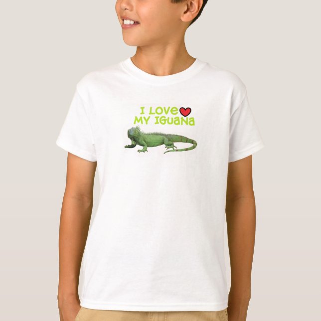 Ame minhas camisetas da iguana (Frente)