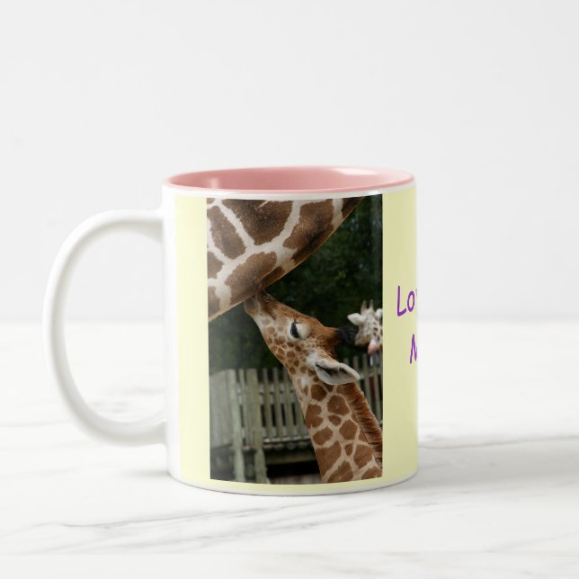 Ame-o Mama Girafa Caneca (Esquerda)