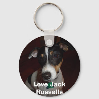 Ame o meu Jack Russell Chaveiro