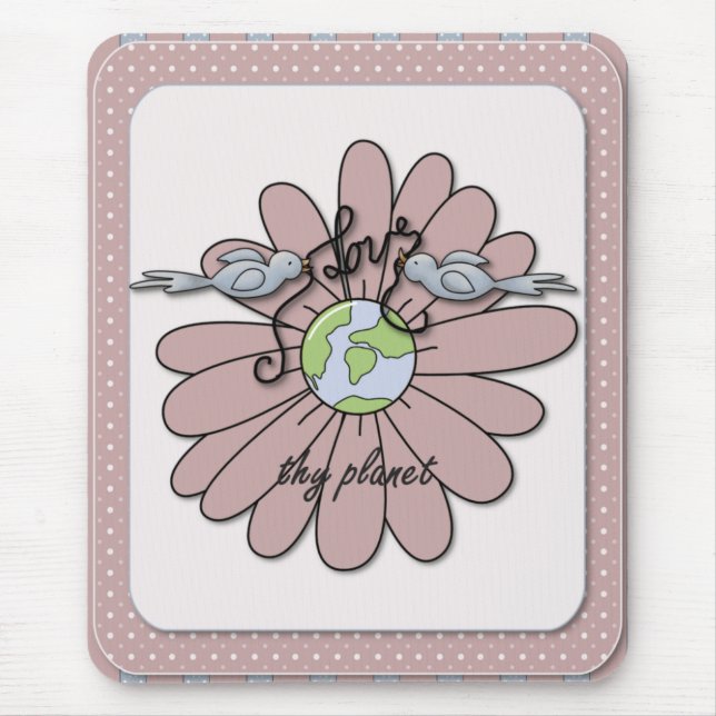Ame o Mousepad da Consciência Ambiental do Planeta (Frente)