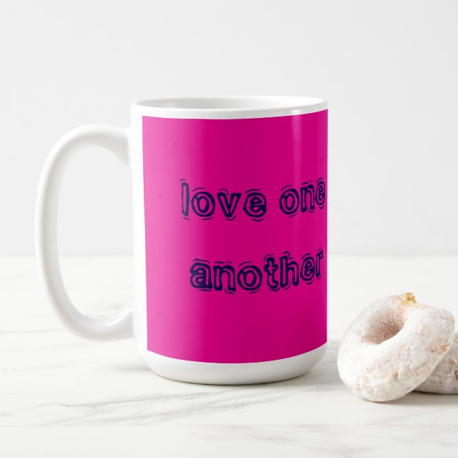 Ame o próximo caneca de café (Com Donut)