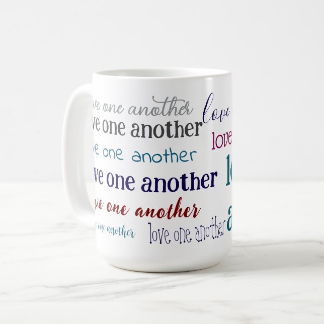 Ame o próximo caneca de café (Frente Esquerda)