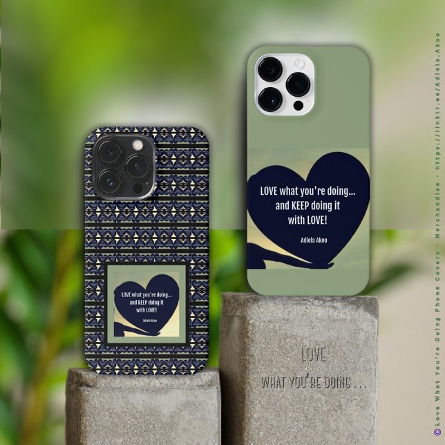 AME o que você está fazendo Capa de telefone - Adi (LOVE What You're Doing Phone Cases by Adiela Akoo. Shop my store 4 more fab finds & gr8t gift ideas!)