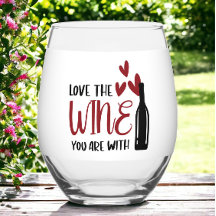 Ame o vinho que você é com graça