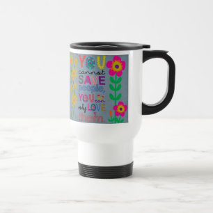 Ame-os caneca de viagem