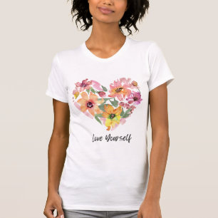 Ame-se camisa floral