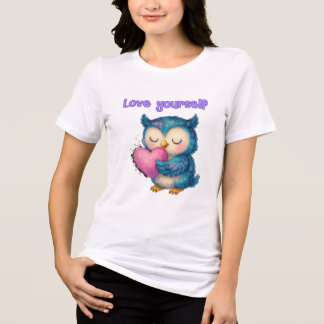 Ame-Se - Empoderando A Camiseta De Citação