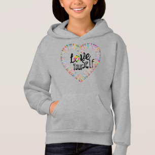 "Ame-se" Hoodie da garota