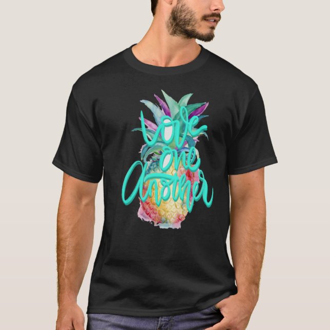 Ame-se outra camiseta clássica de pinanás (Frente)