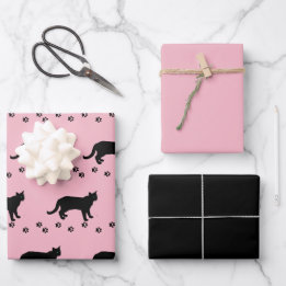Ame seu gato Rosa e Preto Gato