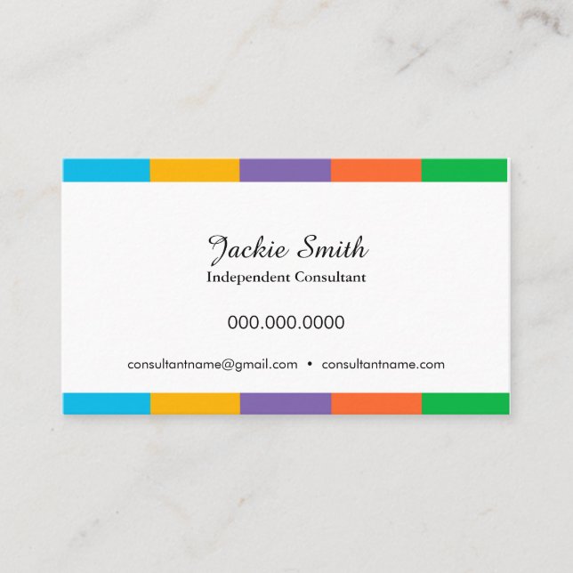 Ame sua pele - cartão de visita (Frente)