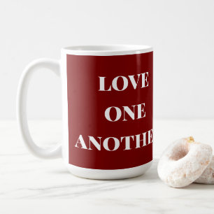 Ame uns aos outros caneca de café