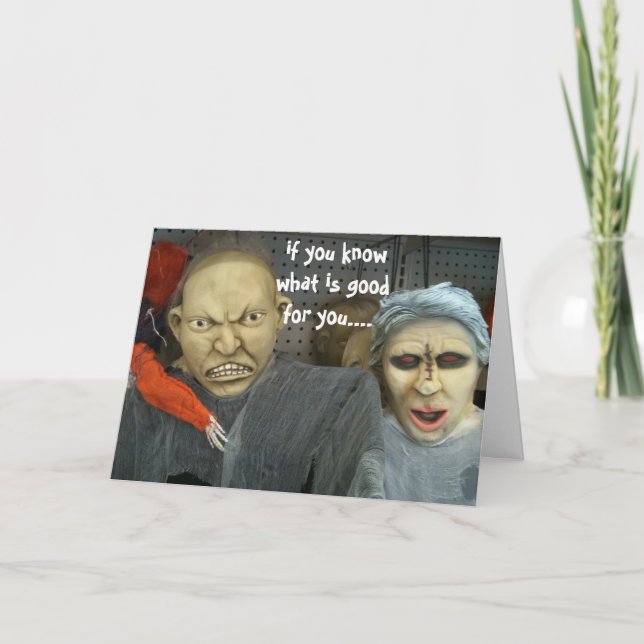 AMEAÇA O CONVITE DE HALLOWEEN (Frente)