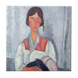 Amedeo Modigliani - Mulher cigana com bebê