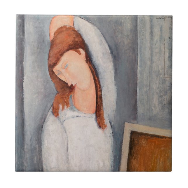 Amedeo Modigliani - Retrato Jeanne Hebuterne #1 (Frente)