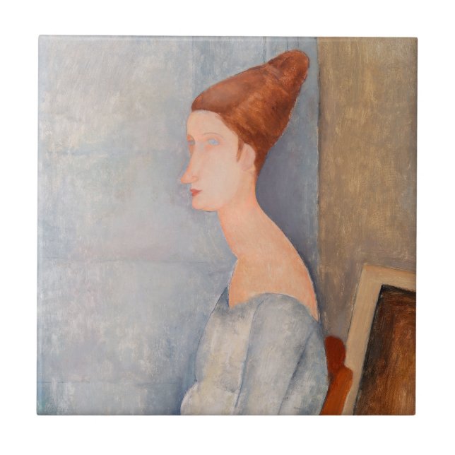 Amedeo Modigliani - Retrato Jeanne Hebuterne #3 (Frente)