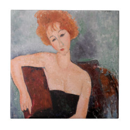 Amedeo Modigliani - Vestido da Noite Ruiva