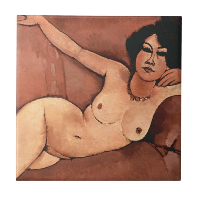 Amedeo Modigliani Woman Em Um Sofá (Frente)