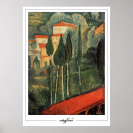 Amedeo Modigliani Zedign Art Poster #334