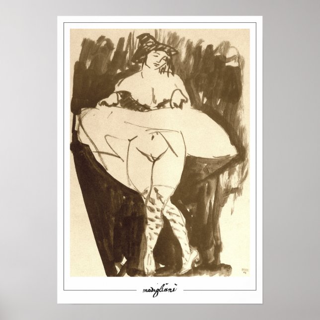 Amedeo Modigliani Zedign Art Poster nº 168 (Frente)